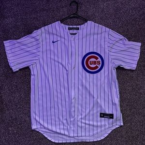 Mens Dansby Swanson MLB Authentic Nike Jersey